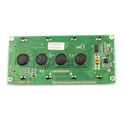 LCD19264 19264A液晶屏 LCM19264 KS0108 5V黄绿屏 DC5V 黄绿屏 - 图3