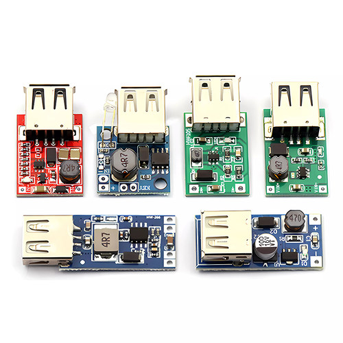 DC-DC升压稳压电源模块板USB供电电池升压板0.9V~5V升5V600MA - 图0