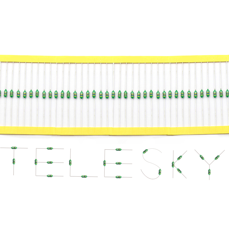 0307色环电感0.1uH/1uH/10uH/100uH/1mH 1/4W色码电感色码电感器 - 图0