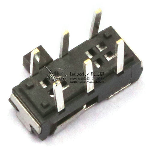 【TELESKY】拨动开关MSK-22D18(2P2T)六脚卧式二挡柄高2MM(5个) - 图3