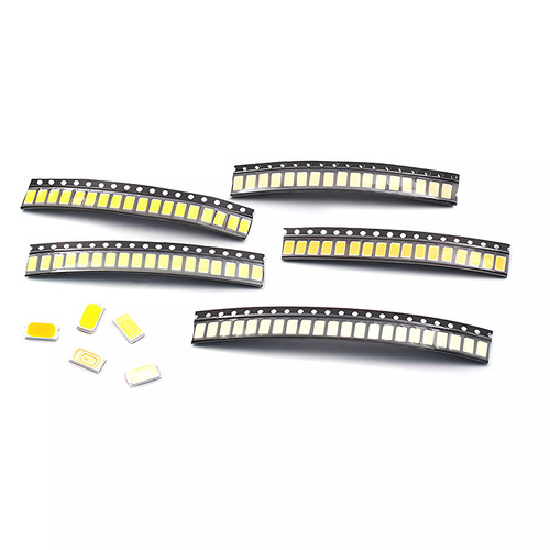 LED贴片灯珠0.2W 0.5W高亮仪表5730冷白色红光正白光暖蓝翠绿黄色 - 图0