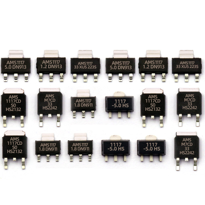 AMS1117-3.3V 1.5/1.8/5.0vADJ稳压asm1117电源ic降压芯片sot-223_虎窝淘