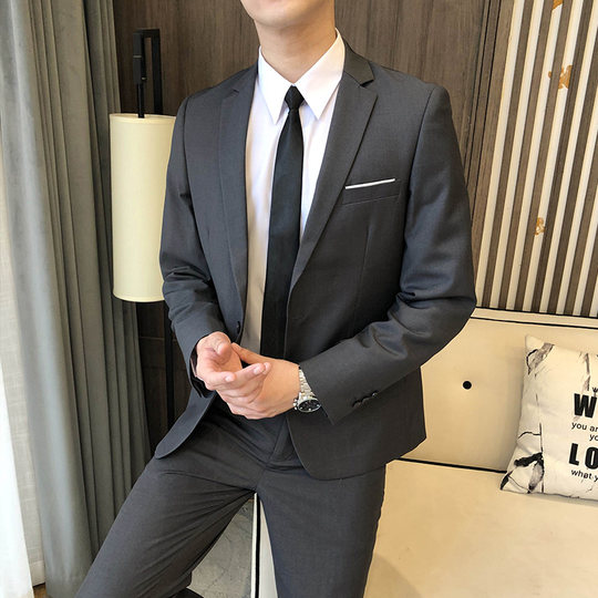 Suit suits for men casual slim professional formal wear
