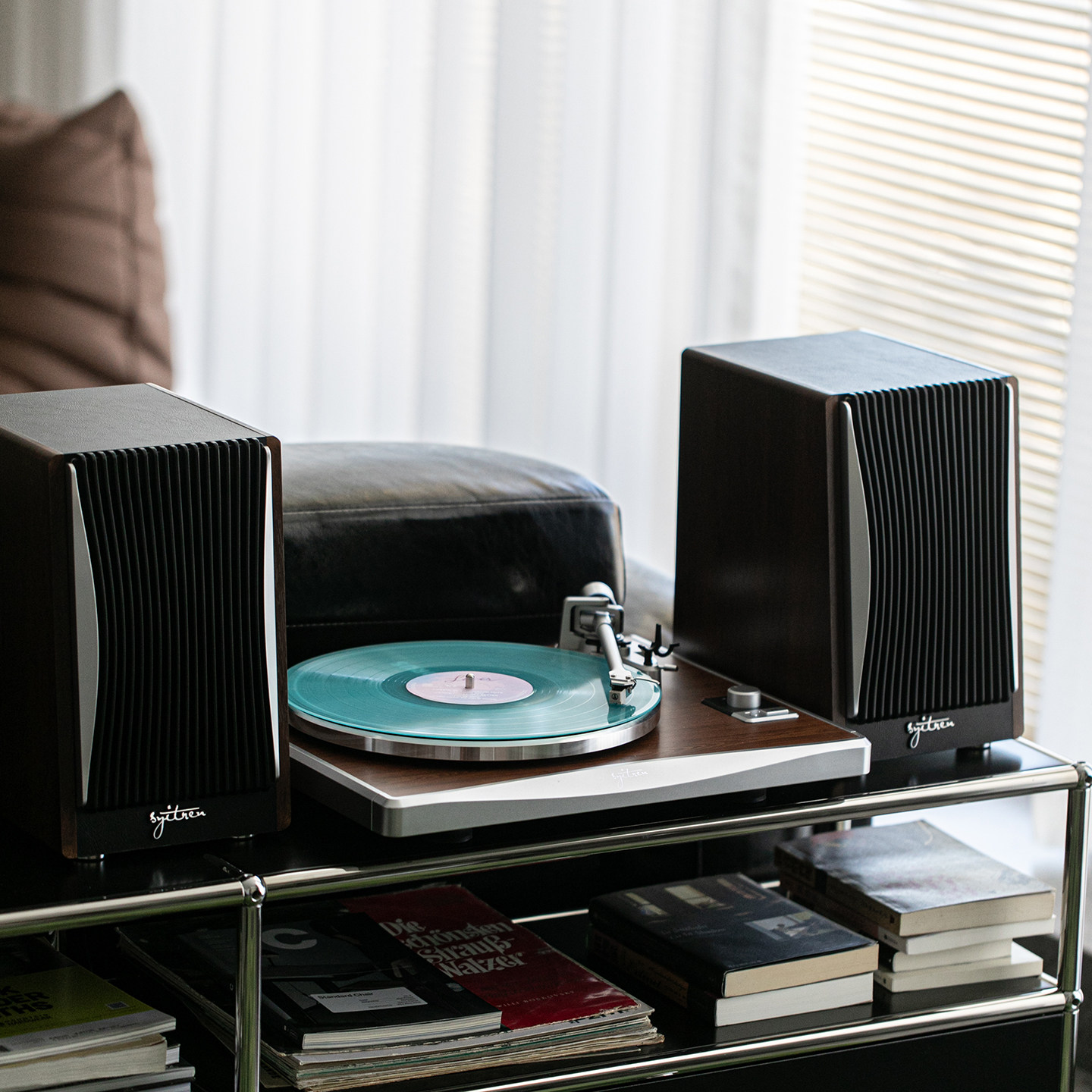 Syitren赛塔林 KORUS黑胶唱片机专业复古蓝牙唱片机音箱留声机,淘宝优惠券,粉丝福利购,淘宝优惠卷