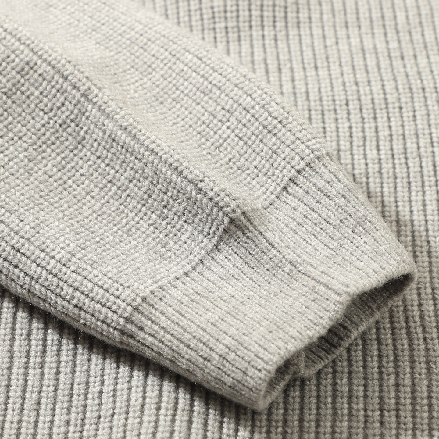 小众设计!秋冬保暖亨利领元宝针套头针织衫男慵懒廓形半开领毛衣 - 图2