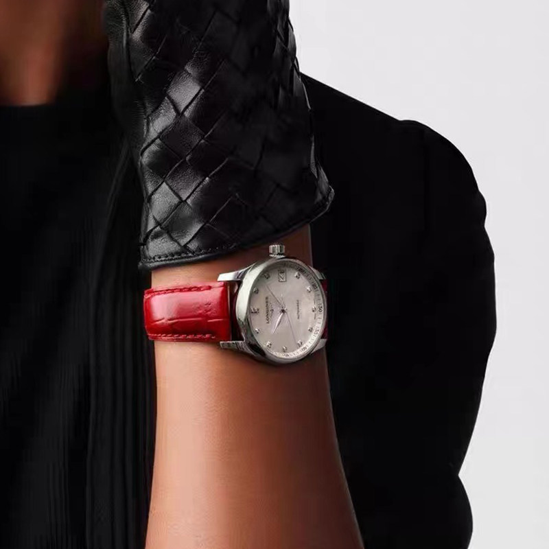 新款longines浪琴名匠系列皮带女表 计时分手表海外瑞士腕表