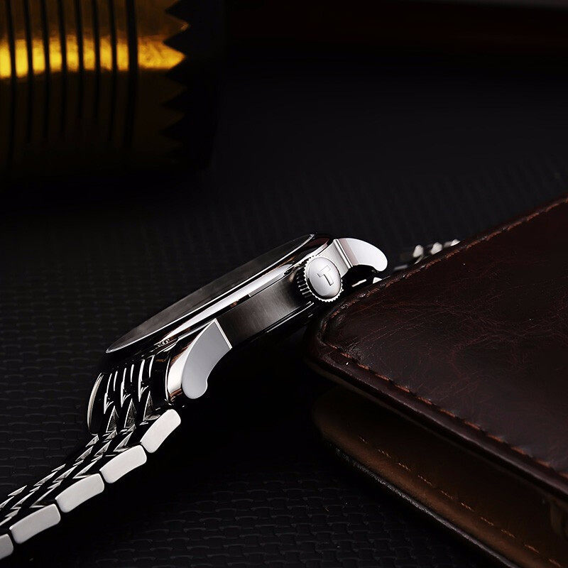 tissot正品男力洛克系列机械男表 计时分手表海外瑞士腕表