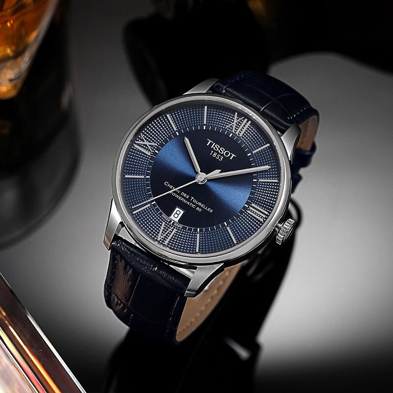 tissot正品杜鲁尔时尚商务动男表 计时分手表海外瑞士腕表