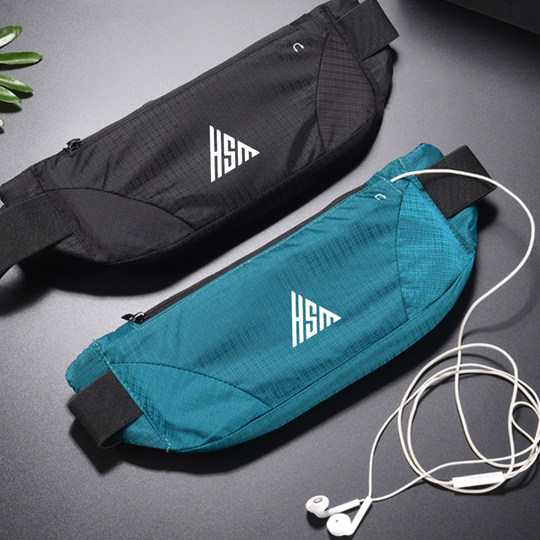 Sports running mobile phone waist bag men's and women's belt invisible ultra-thin close-fitting marathon fitness waterproof mobile phone bag