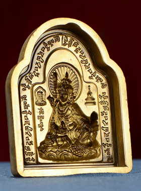 黄铜佛像擦擦莲花生大士