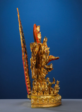 大威德金刚佛像纯铜莲师佛像