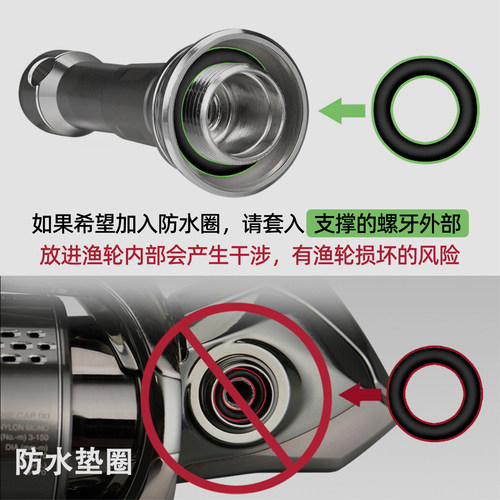 GOMEXUS革梦士防撞平衡杆通用禧玛诺斯泰拉纺车轮路亚改装配件 - 图3