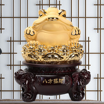 Gift Craftsmanship Furnishing Three Toads Shops Stomp Gold Swing Pieces Cicadas Chinese Desk to open cashiers company stall