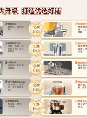 全新商用冷热饮料机多功能果汁机