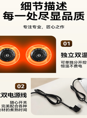 格汉美煮面炉商用配件煮面蓝隔板盖子发热管保护罩排水阻隔器