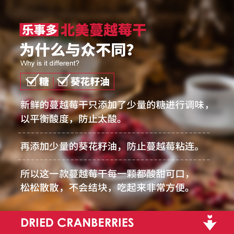 nestor进口蔓越莓干野生蓝莓干果干 Nestor海外梅类制品