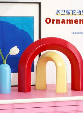 多巴胺桌面摆件轻奢高档客厅电视柜旁高端家居装饰品乔迁新居礼品