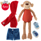 sigikid宝宝自主学习穿衣服毛绒玩具猴子兔子老师男女孩儿童礼物