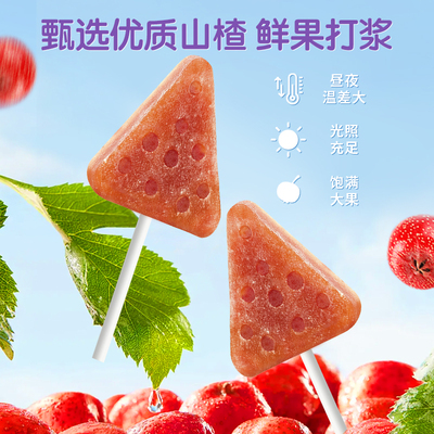 心迪妈妈宝宝山楂棒鸡内金山楂糖葫芦无加蔗糖零食奶酪山楂棒棒糖