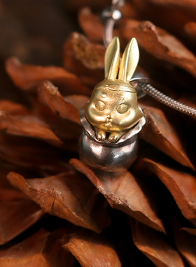 Artistime兜兜兔原创手工吊坠