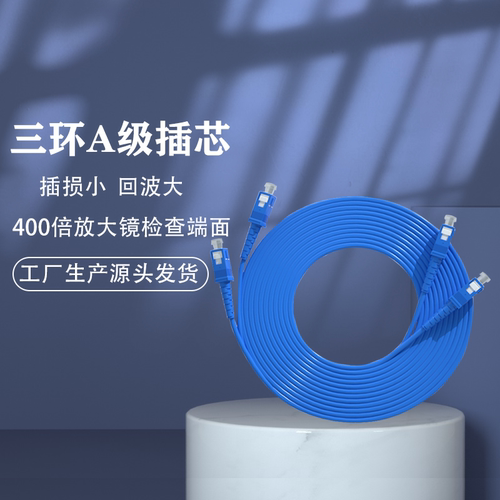 正通飞达工程电信级单模光缆 LC/SC/FC/ST防鼠铠装光纤跳线单模双芯尾纤定做长度网吧升级穿线管接头3米5米 - 图2
