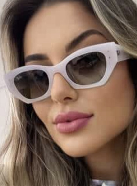 法国Coss KoKo米钉猫眼太阳镜多边形女士欧美ins个性墨镜复古防