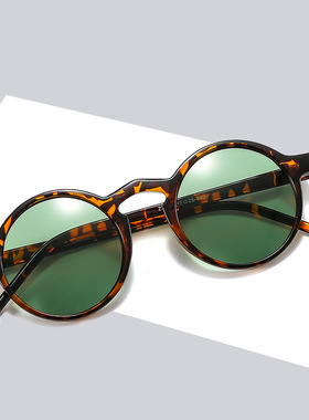 法国coss koko新款圆框太阳镜 时尚百搭圆形米钉眼镜 瘦脸ins