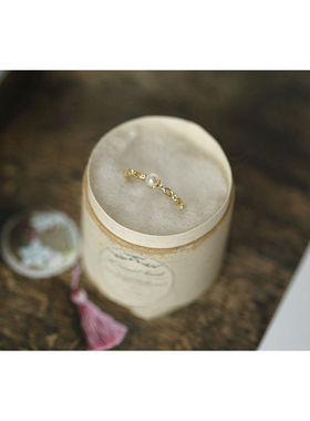 法国coss koko巴黎歌剧院法式淡水珍珠雕花锆石戒指女细开口指环