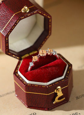 法国coss koko《落霞》戒指女ins小众设计开口可调节食指闺蜜轻奢