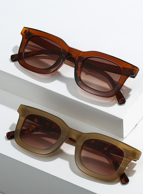 法国coss koko潮流太阳眼镜女方形简约ins风墨镜sunglasses男