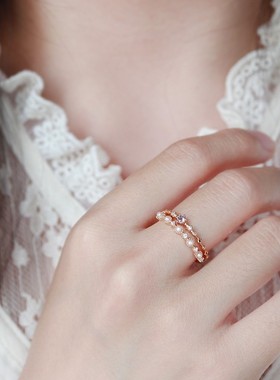 法国coss koko日系小清新坦桑石 星星锆石纤细气质 简约轻奢百搭