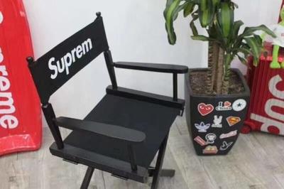 现货Suprem19ss week4折叠椅导演椅实木凳子钓鱼野外露营椅-图1