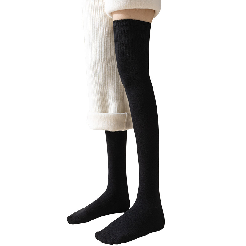 猫人过膝羊毛袜子女秋冬发热保暖护膝袜防滑美拉德压力大腿长筒袜,淘宝优惠券,粉丝福利购,淘宝优惠卷