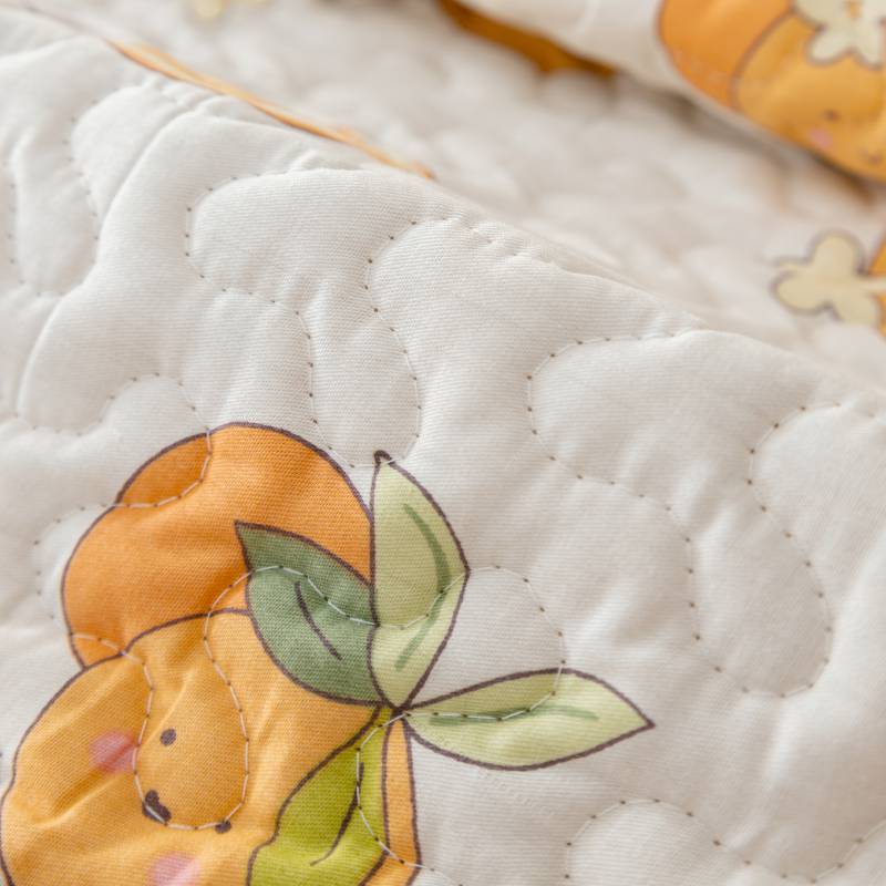 纯棉斜纹面料沙发垫四季通用防滑加棉加厚植物卡通田园花卉靠背巾