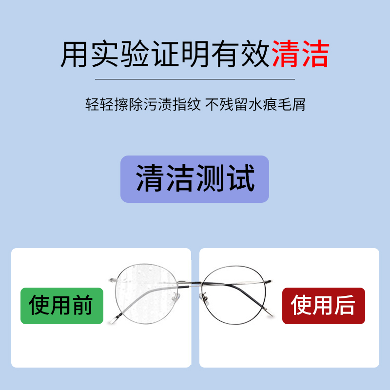 眼镜防雾湿巾高清擦防起雾清洁抑菌巾眼镜布擦拭镜片专用除雾神器 - 图2