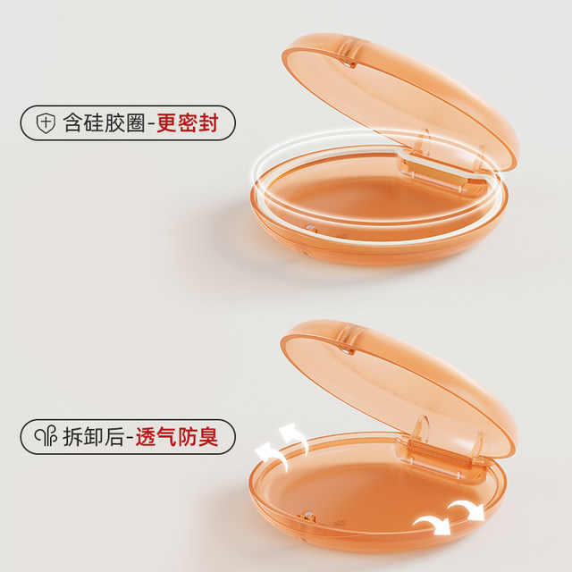 Protefix brace storage box retainer transparent box