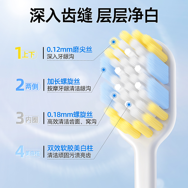恐龙医生青少年美白儿童牙刷12岁以上初高中生10软毛宽头专用大童