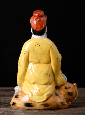 陶瓷药王孙思邈医圣神像药王爷菩萨像孙真人药店供奉家居摆件