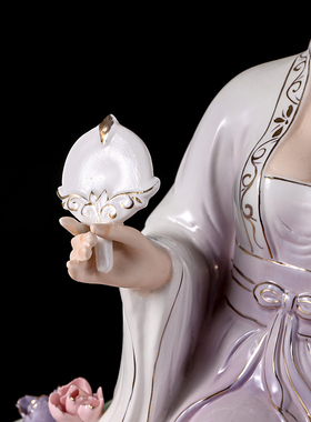 陶瓷百花仙子花神花仙娘娘摆件牡丹仙女家居工艺品摆件