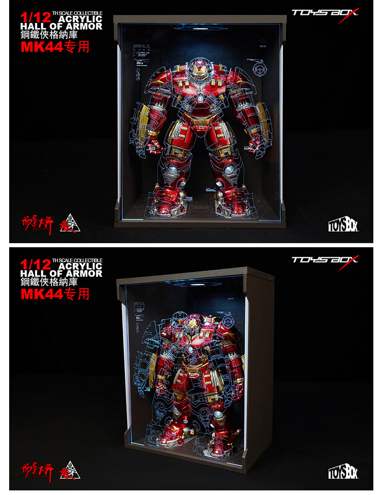 TOYS-BOX6寸1/12comicave反浩克格纳库展示盒MK44专用适用钢铁侠 - 图2