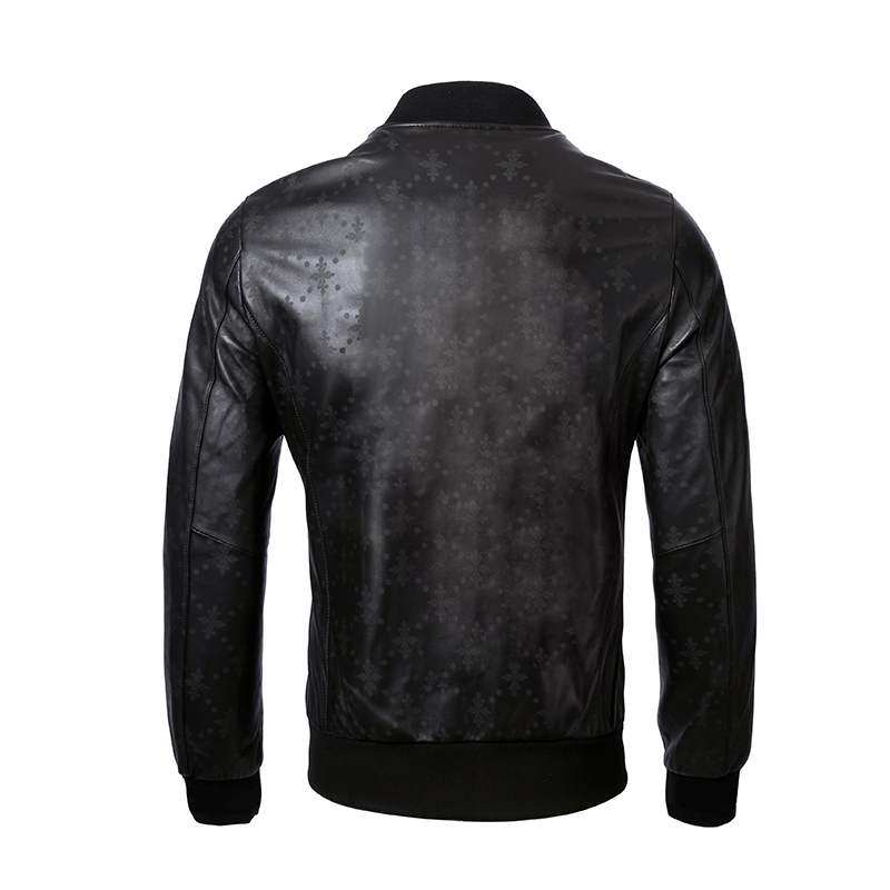 雷迪波尔旗下古劳男装春季新款时尚休闲棒球领绵羊皮真皮皮衣外套,淘宝优惠券,粉丝福利购,淘宝优惠卷