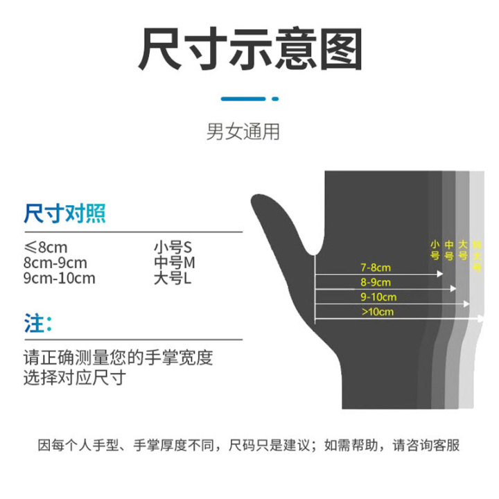 一次性丁晴手套加厚耐用紫色乳胶pvc食品级专用防水橡胶丁腈洗碗 - 图3