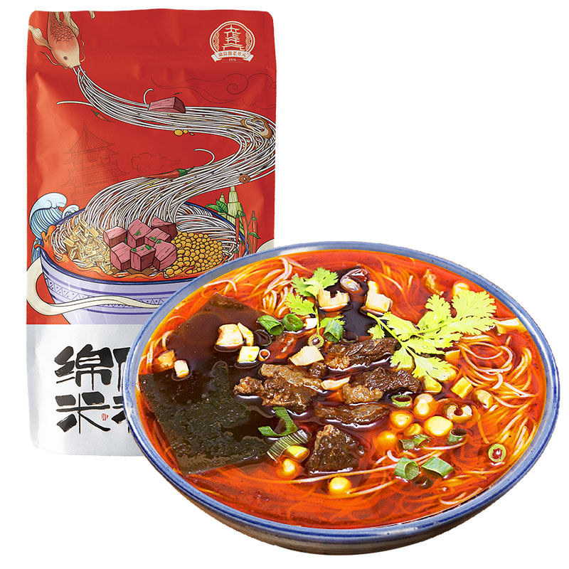 康富源老开元绵阳米粉正宗地道四川特产牛肉肥肠麻辣方便米线粉丝,淘宝优惠券,粉丝福利购,淘宝优惠卷