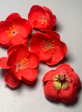 仿真梅花 创意盘饰 摆花配件 塑料胶花装饰 意境摆盘配件点缀糖艺