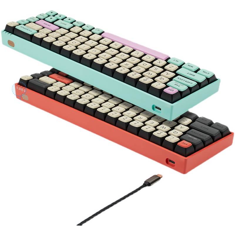 黑峡谷凯华BOX轴无线电竞游戏机械键盘三模PBT键帽热插拔深海无声 - 图3