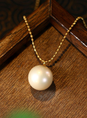 直播热卖复古风法式施家珍珠项链女小众设计珠链花瓣ins风锁骨链