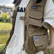 Fall New American Barta Outdoor Leisure Multi-Pocket Tooling Function Tactical Vest Zip Fishing Mountaineering Waistcoat