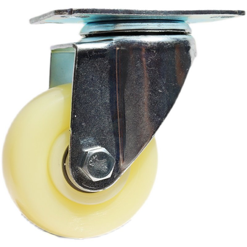脚轮2.5寸3寸4寸5寸重型白尼龙万向轮带刹车工业滑轮手推车转向轮,淘宝优惠券,粉丝福利购,淘宝优惠卷