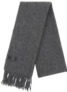 日本直邮Paul Smith 男女通用围巾 羊毛 灰色 PS ZEBRA M2A150K-J