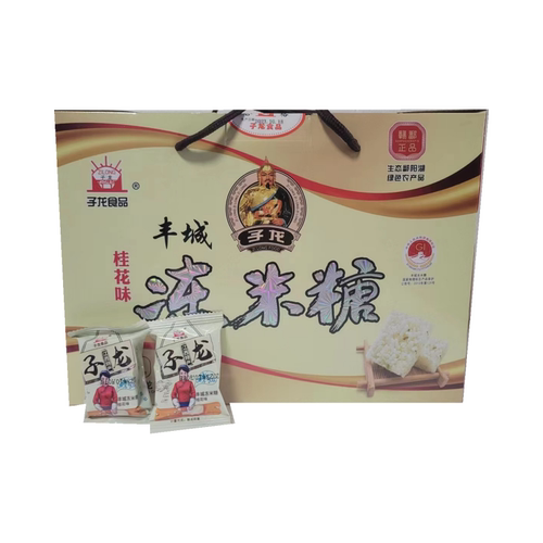 子龙冻米糖 传统江南小切 江西丰城特产传统 桂花味 礼盒装 1kg - 图0